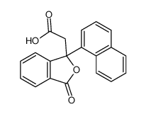 2-(1-naphthalen-1-yl-3-oxo-2-benzofuran-1-yl)acetic acid