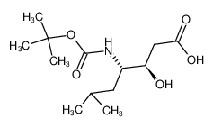 66967-01-9 (3R,4S)-4-[[(1,1-二甲基乙氧基)羰基]氨基]-3-羟基-6-甲基-庚酸