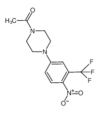 1-[4-[4-Nitro-3-(trifluoromethyl)phenyl]-1-piperazinyl]ethanone 940860-26-4