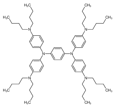 1-N,1-N-dibutyl-4-N-[4-[4-(dibutylamino)-N-[4-(dibutylamino)phenyl]anilino]phenyl]-4-N-[4-(dibutylamino)phenyl]benzene-1,4-diamine 4182-80-3