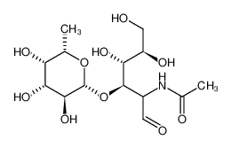 2-AcetaMido-2-deoxy-3-O-(α-L-fucopyranosyl)-D-glucopyranose 52630-68-9