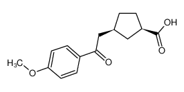 CIS-3-[2-(4-METHOXYPHENYL)-2-OXOETHYL]CYCLOPENTANE-1-CARBOXYLIC ACID 733740-29-9