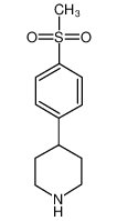 4-(4-methylsulfonylphenyl)piperidine 885274-65-7