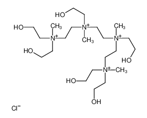 N1,N2-二[2-[二(2-羟基乙基)甲基铵基]乙基]-N1,N2-二(2-羟基乙基)-N1,N2-二甲基-1,2-乙烷二氯化铵(1:4)