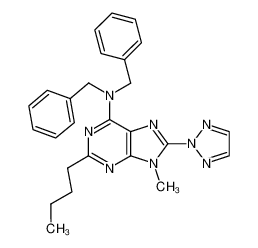 496955-63-6 structure, C26H28N8