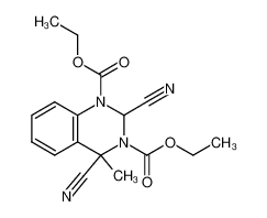 126994-73-8 2,4-dicyano-1,3-diethoxycarbonyl-4-methyl-1,2,3,4-tetrahydroquinazoline