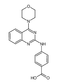 4-(4-morpholinoquinazolin-2-ylamino)benzoic acid 1059735-37-3