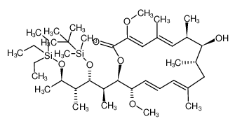 243468-80-6 (3Z,5E,7R,8S,9S,11E,13E,15S,16R)-16-((2R,3R,4R,5R)-3-((tert-butyldimethylsilyl)oxy)-4-methyl-5-((triethylsilyl)oxy)hexan-2-yl)-8-hydroxy-3,15-dimethoxy-5,7,9,11-tetramethyloxacyclohexadeca-3,5,11,13-tetraen-2-one