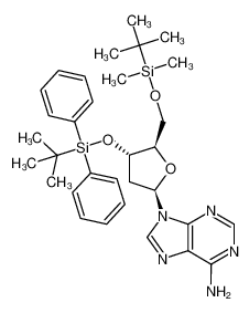 141479-80-3 structure, C32H45N5O3Si2