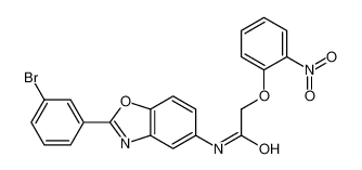 N-[2-(3-bromophenyl)-1,3-benzoxazol-5-yl]-2-(2-nitrophenoxy)acetamide 6028-76-8