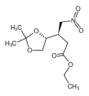 501921-23-9 (R)-3-((R)-2,2-Dimethyl-[1,3]dioxolan-4-yl)-4-nitro-butyric acid ethyl ester