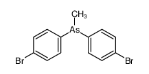 6309-86-0 structure, C13H11AsBr2