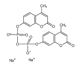 P,P'-二(4-甲基-2-氧代-2H-1-苯并吡喃-7-基)二磷酸酯钠盐(1:2)