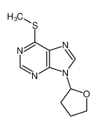 51112-64-2 6-methylsulfanyl-9-(oxolan-2-yl)purine