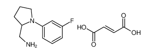 1-[1-(3-Fluorophenyl)-2-pyrrolidinyl]methanamine (2E)-2-butenedio ate (1:1) 142469-91-8