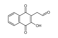 2-(1-hydroxy-3,4-dioxonaphthalen-2-yl)acetaldehyde 52422-60-3