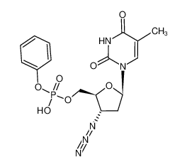 219909-16-7 spectrum, Phosphoric acid (2S,3S,5R)-3-azido-5-(5-methyl-2,4-dioxo-3,4-dihydro-2H-pyrimidin-1-yl)-tetrahydro-furan-2-ylmethyl ester phenyl ester