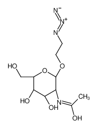 N-[(2R,3S,4R,5S,6S)-2-(2-azidoethoxy)-4,5-dihydroxy-6-(hydroxymethyl)oxan-3-yl]acetamide 142072-12-6