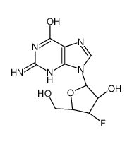 125291-15-8 structure, C10H12FN5O4