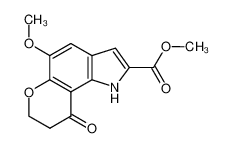 81258-03-9 methoxy-5 oxo-9 dihydro-7,8 pyranno[2,3-g]indolecarboxylate-2 de methyle