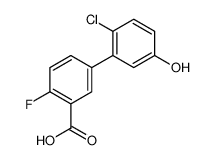 5-(2-chloro-5-hydroxyphenyl)-2-fluorobenzoic acid 1261979-91-2
