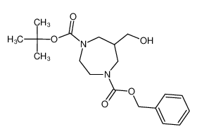 1-Benzyl 4-tert-butyl 6-(hydroxymethyl)-1,4-diazepane-1,4-dicarboxylate 1105187-33-4