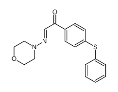 (2E)-2-(4-Morpholinylimino)-1-[4-(phenylsulfanyl)phenyl]ethanone 25561-45-9