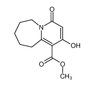 methyl 2-hydroxy-4-oxo-7,8,9,10-tetrahydro-6H-pyrido[1,2-a]azepine-1-carboxylate 37704-44-2