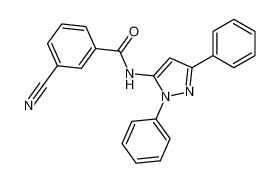 3-氰基-N-(1,3-二苯基吡唑-5-基)苯甲酰胺