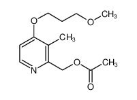 [4-(3-methoxypropoxy)-3-methylpyridin-2-yl]methyl acetate 117977-19-2