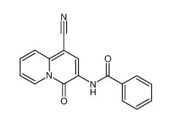 N-(1-cyano-4-oxoquinolizin-3-yl)benzamide 154411-16-2