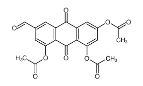 96822-98-9 spectrum, 1,3,8-triacetoxyanthracene-9,10-dione-6-carbaldehyde