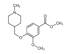 635678-09-0 spectrum, methyl 3-methoxy-4-[(1-methylpiperidin-4-yl)methoxy]benzoate