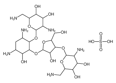 92283-95-9 spectrum, 5-amino-2-(aminomethyl)-6-((5-((3,5-diamino-2-((3-amino-6-(aminomethyl)-4,5-dihydroxytetrahydro-2H-pyran-2-yl)oxy)-6-hydroxycyclohexyl)oxy)-4-hydroxy-2-(hydroxymethyl)tetrahydrofuran-3-yl)oxy)tetrahydro-2H-pyran-3,4-diol sulfate