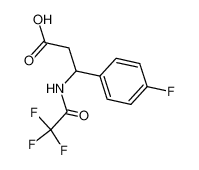 3-(4-氟苯基)-3-[(2,2,2-三氟乙酰基)氨基]丙酸