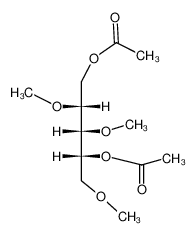 O-peracetate of 2,3,5-tri-O-Me-arabinitol 100758-69-8