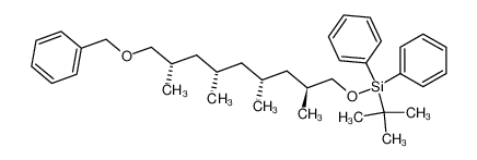 768395-18-2 (((2S,4R,6S,8S)-9-(benzyloxy)-2,4,6,8-tetramethylnonyl)oxy)(tert-butyl)diphenylsilane