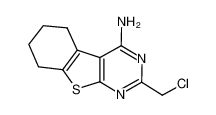 2-(chloromethyl)-5,6,7,8-tetrahydro-[1]benzothiolo[2,3-d]pyrimidin-4-amine 89567-04-4