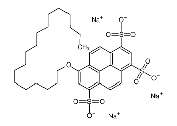 111024-84-1 structure, C34H43Na3O10S3