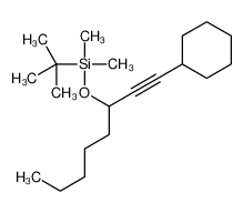 60134-83-0 tert-butyl-(1-cyclohexyloct-1-yn-3-yloxy)-dimethylsilane