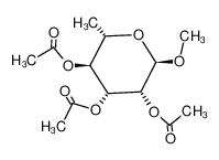 甲基 2-O,3-O,4-O-三乙酰基-6-脱氧-alpha-L-吡喃甘露糖苷