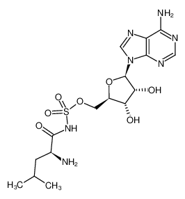 5'-O-[N-[L-leucyl]-sulfamoyl]adenosine 288591-93-5