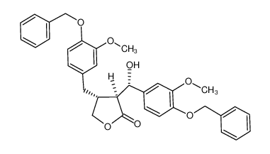 111194-09-3 (2S,3R)-3-(4-benzyloxy-3-methoxybenzyl)-2-[(S)-(4-benzyloxy-3-methoxyphenyl)(hydroxy)methyl]-4-butanolide