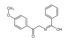 1823-86-5 N-[2-(4-methoxyphenyl)-2-oxoethyl]benzamide