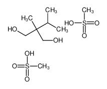 methanesulfonic acid,2-methyl-2-propan-2-ylpropane-1,3-diol 62161-69-7