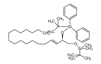 156159-39-6 spectrum, (2R,3E)-1-tert-butyldimethylsilyloxy-2-tert-butyldiphenylsilyloxy-3-octadecene