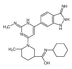 1227911-45-6 structure, C25H34N8O