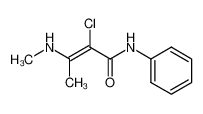 56537-77-0 2-chloro-3-methylamino-but-2-enoic acid anilide