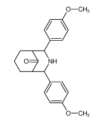 6,8-二(4-甲氧基苯基)-7-氮杂双环[3.3.1]壬烷-9-酮