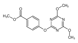 1432754-83-0 methyl 4-((4,6-dimethoxy-1,3,5-triazin-2-yl)oxy)benzoate